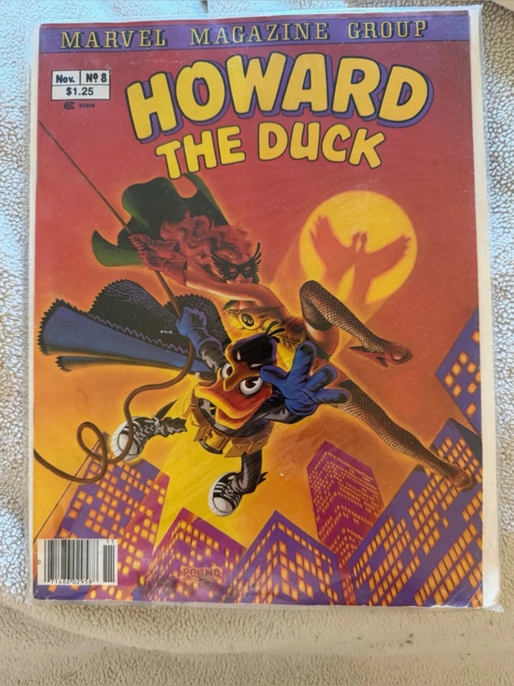 Marvel Howard the Duck Magazine - Orange, Yellow & Purple Cover